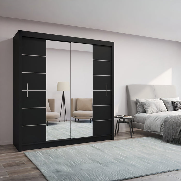 Lisbon Stylish Sliding Door Armoire for Your Bedroom