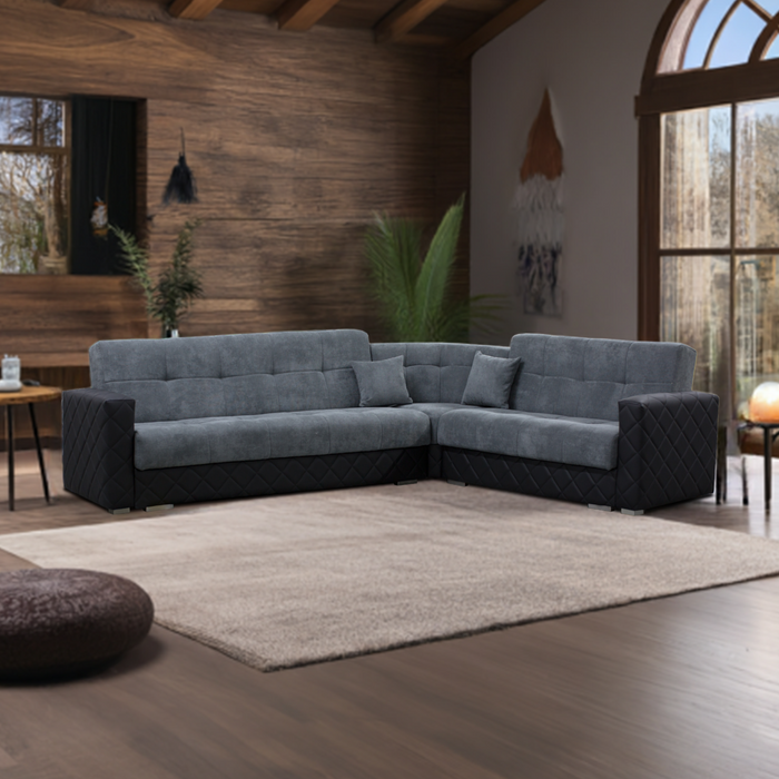 Porto Microfiber Corner Sofa Sectional