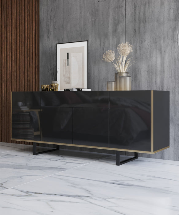 Gloss TV Stand and Entertainment Center Perfect for Large TV's