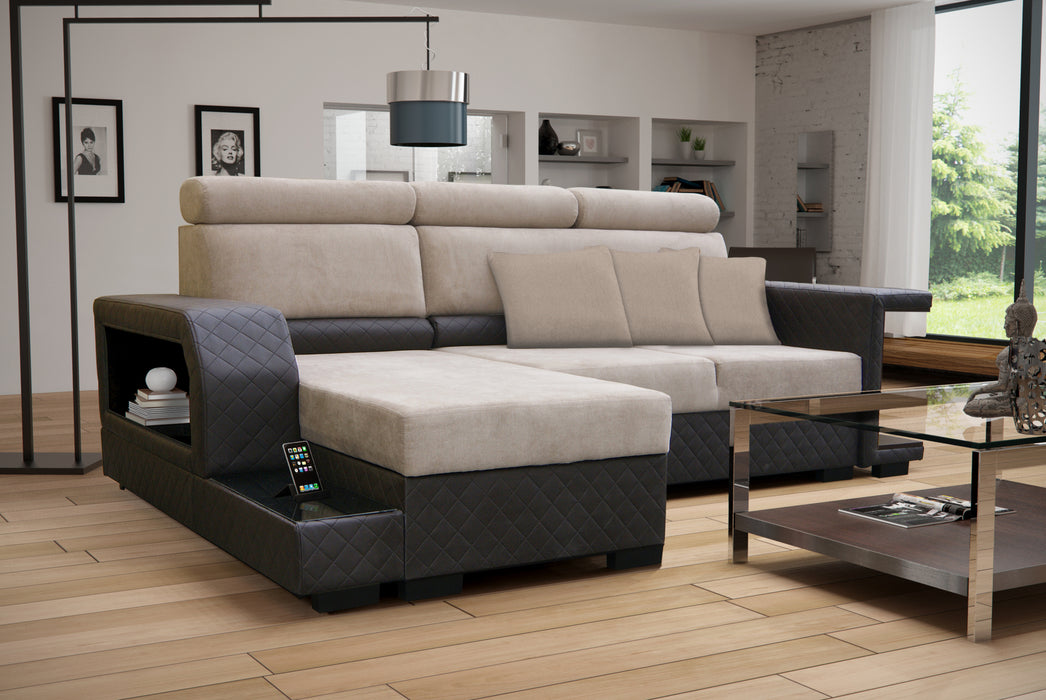 Amaro 84" Sleek Sectional with Modern Features