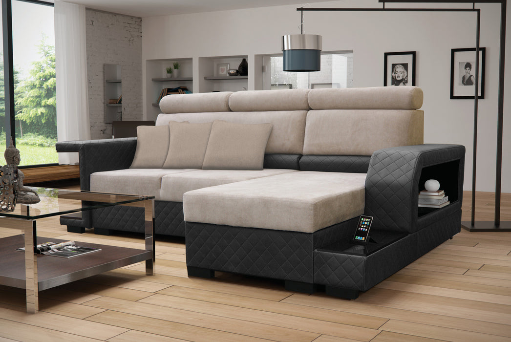 Amaro 107" Sleek Sectional with Modern Features