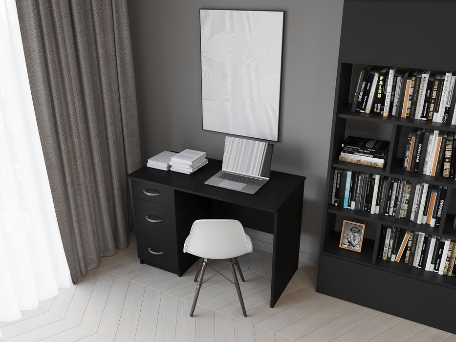 Gucio Computer Desk for Your Home Office in Gray, Black, Wenge, White Colors