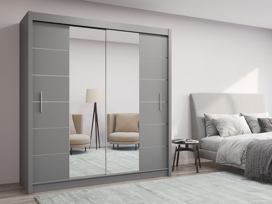 Lisbon Stylish Sliding Door Armoire for Your Bedroom
